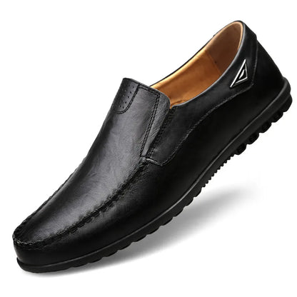 Genuine Leather Men Casual Shoes Luxury Brand 2023 Mens Loafers Size 37-47